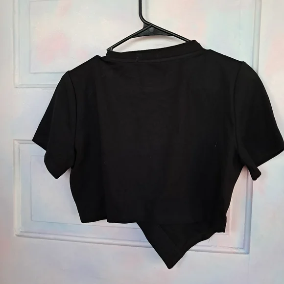 Dolls Kill Poster girl PAID cyber babe asymmetrical crop top NWT - Picture 6 of 6